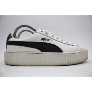 Puma Rihanna Creeper Fenty Leather Women’s 8.5 Traditional White Black 364462 01